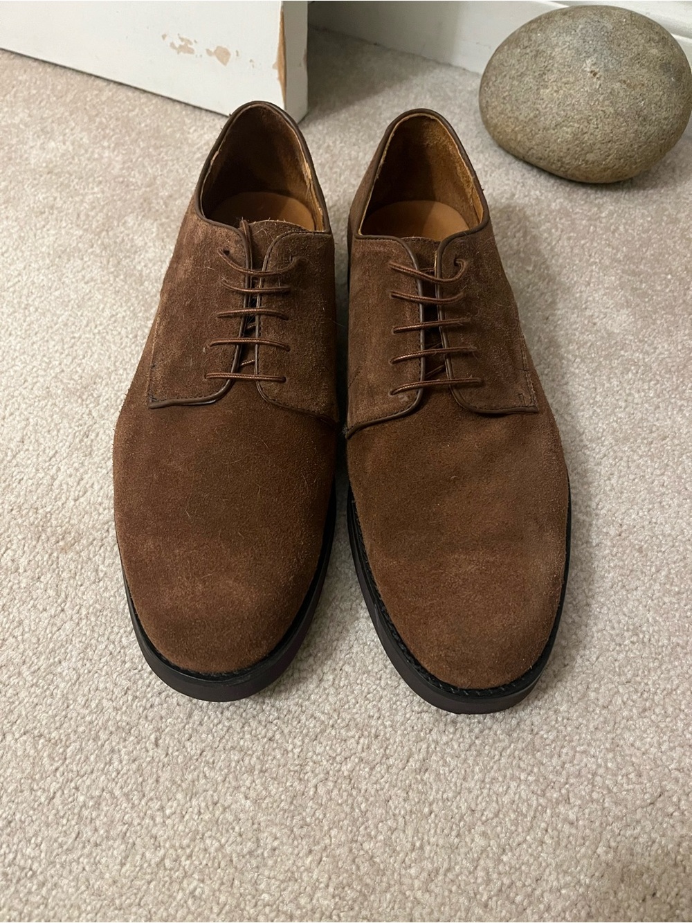 J.Crew men’s snuff suede oxfords size 13